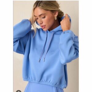 Spanx Women's Blue Hoodie